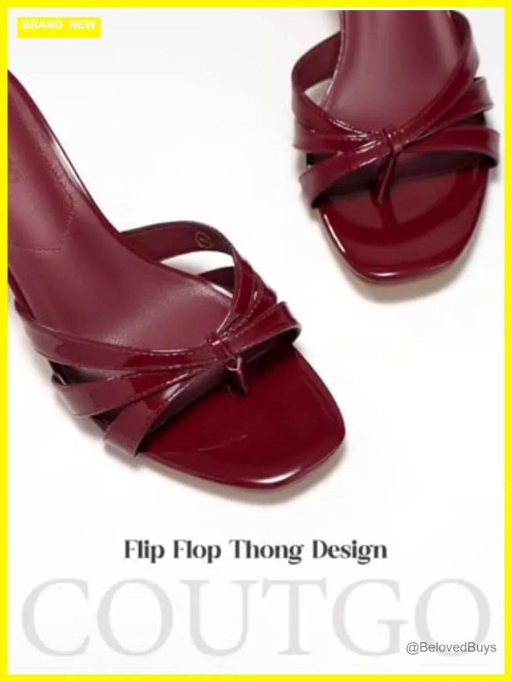 Women Strappy Kitten Heels Open Toe Flip Flops Slip On Slides Wedge Sandals